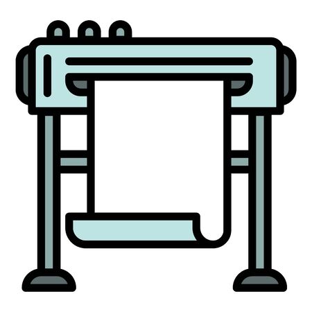 Un dibujo de un plotter